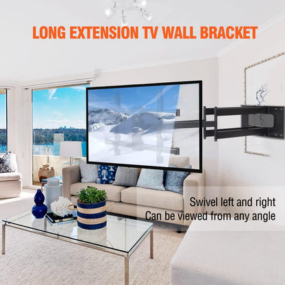 TV Wandhalterung Schwenkbar Doppelarm 109cm Beweglich 42-90 Zoll Belastung 75 kg