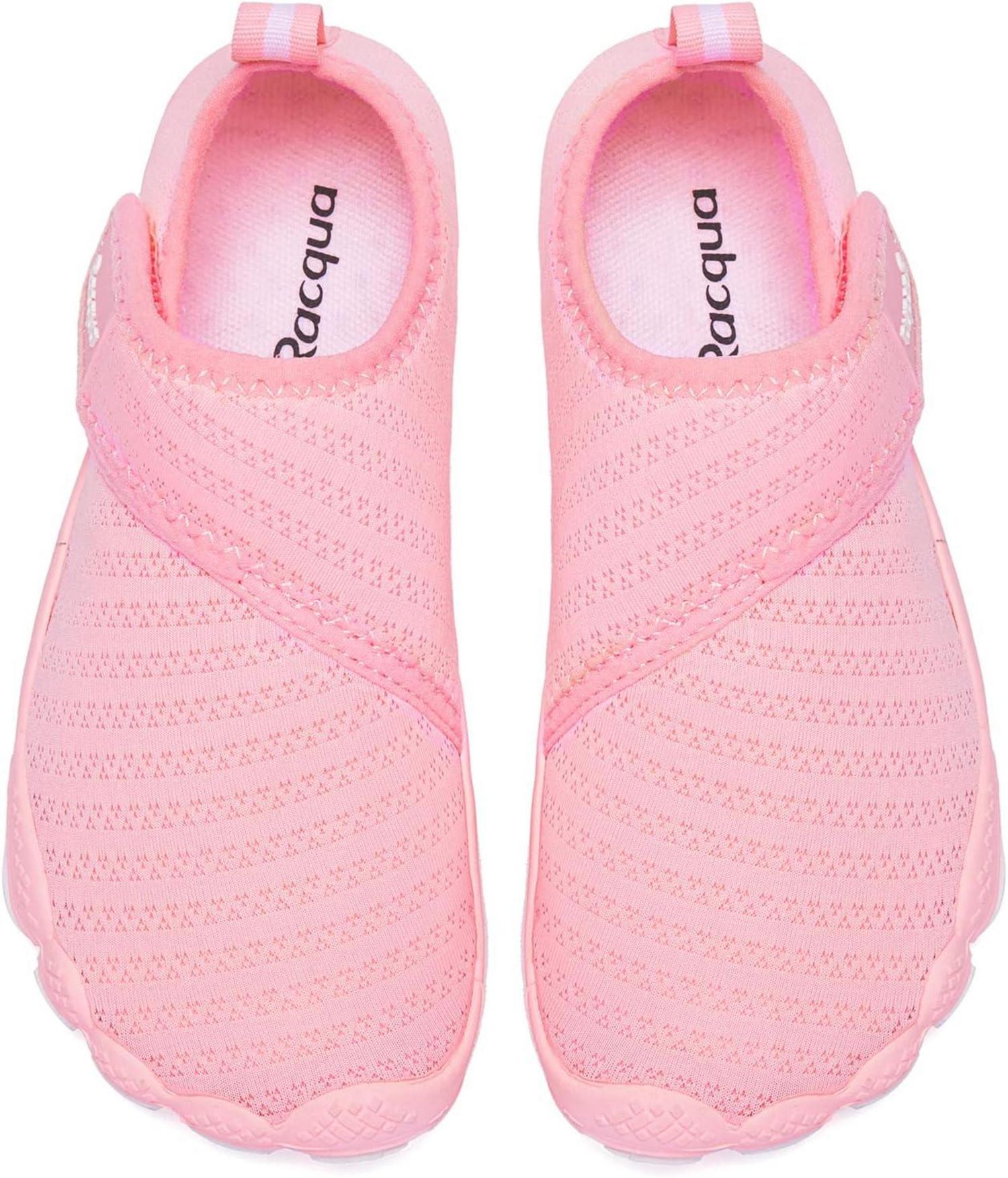 Kinder Barfussschuhe Atmungsaktiv Badeschuhe Gr.28-37 Pink
