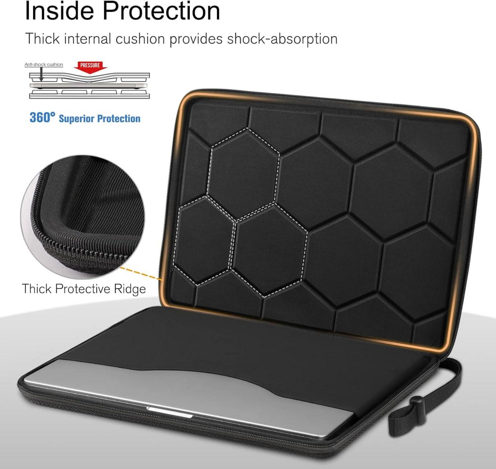 FINPAC Laptop Tasche Hartschalen-Hülle 16 Zoll MacBook Pro