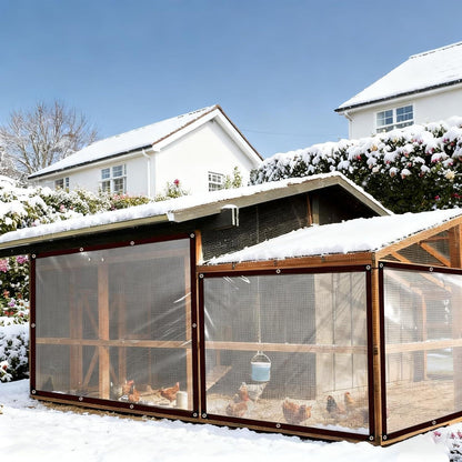 Transparente Abdeckplane 3x6m wasserdicht mit Ösen