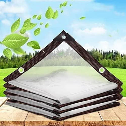 Wasserdichte transparente Plane mit öSen 3x3m, für den