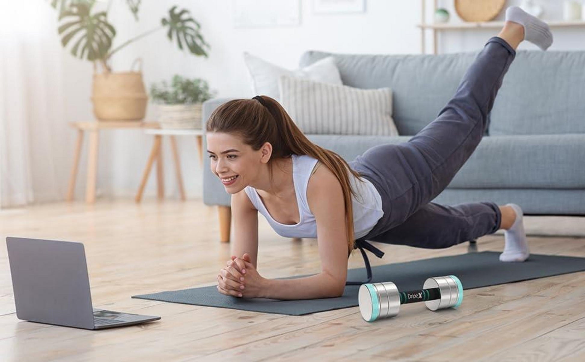 Verstellbare Stahlhanteln Set 2,5-50kg Fitness Kurzhanteln Schaumstoff Griff
