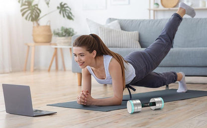 Verstellbare Stahlhanteln Set 2,5-50kg Fitness Kurzhanteln Schaumstoff Griff