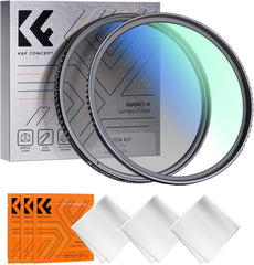 K&F Concept Filterset Polfilter CPL + MCUV Filter 55mm UV+CPL