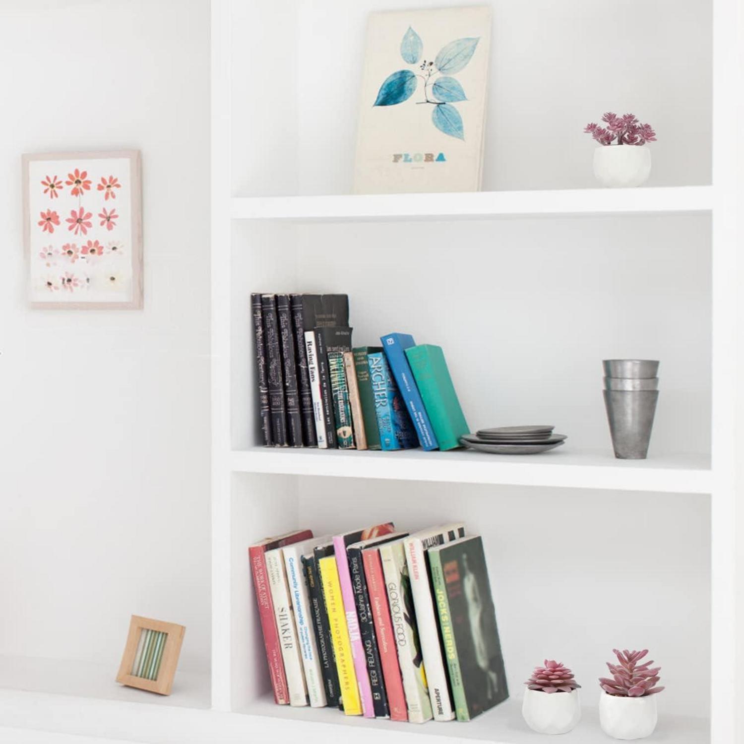 Künstliche Sukkulenten Pflanzen Topf 4 Stück Klein Mini Kunstpflanzen