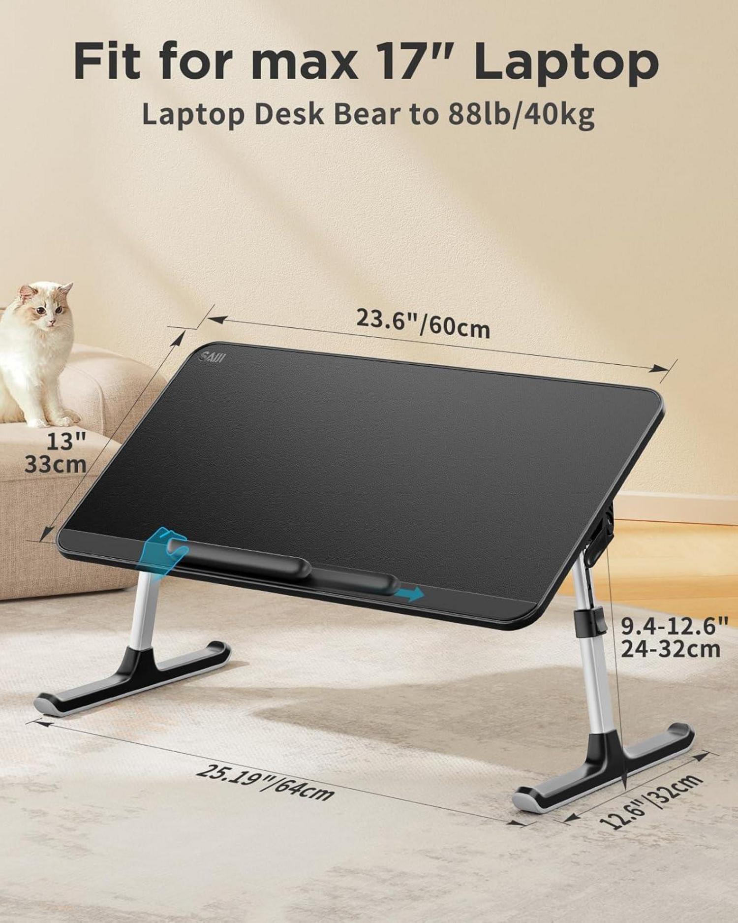Laptoptisch höhenverstellbar, Winkelverstellbar, genügend Platz für