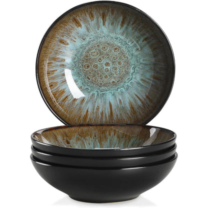 Kombiservice Steinzeug BUBBLE 4-teilig Suppenteller Steingut