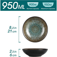 Kombiservice Steinzeug BUBBLE 4-teilig Suppenteller Steingut