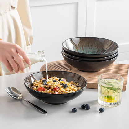 Kombiservice Steinzeug BUBBLE 4-teilig Suppenteller Steingut