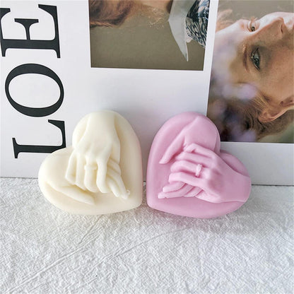 Silikonform Herz – Kerzen, Seife, Schokolade – DIY Gießform