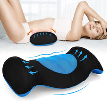 Lendenkissen Memory Foam Orthopädisch Ergonomisch Blau