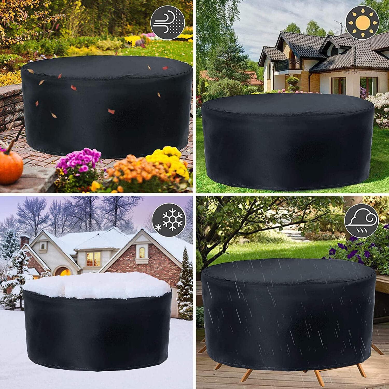 Gartenmöbel-Abdeckung 180x80cm wasserdicht strapazierfähig Oxford-Gewebe