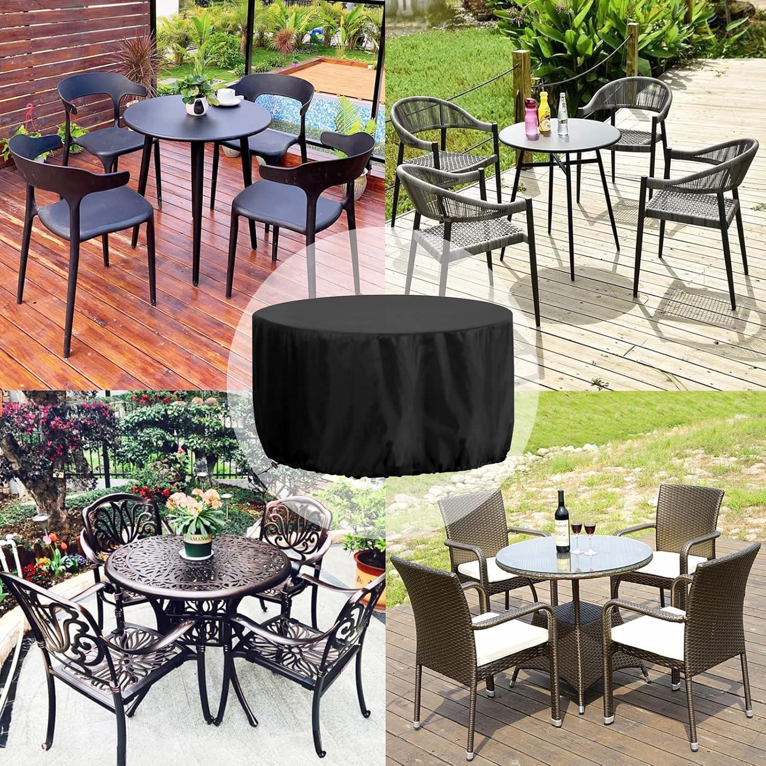 Gartenmöbel-Abdeckung wasserdicht 180x80 cm Oxford-Gewebe Schwarz