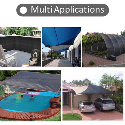 Sonnenschutz Stoff mit Ösen – 2x6m Garten & Pflanzen Schutz