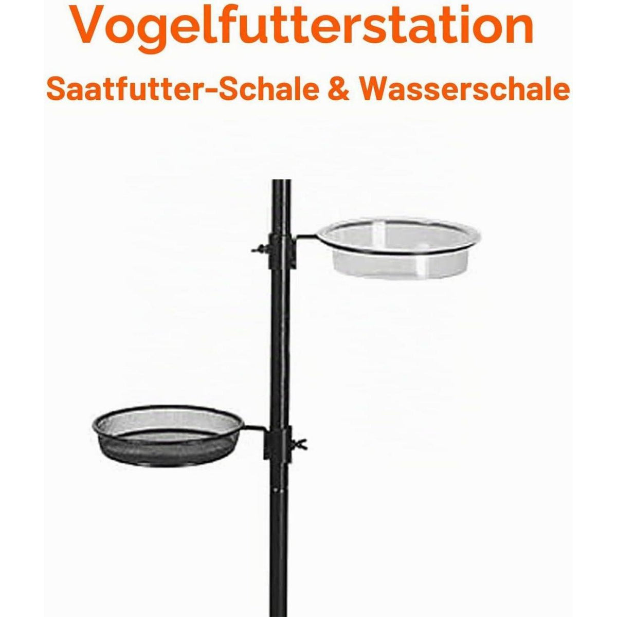 Robuste Vogelfutterstation mit Ständer & Zubehör für Wildvögel