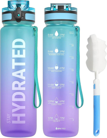 Sport Trinkflasche BPA-frei Tritan Auslaufsicher 1000ml Galaxie-zauber