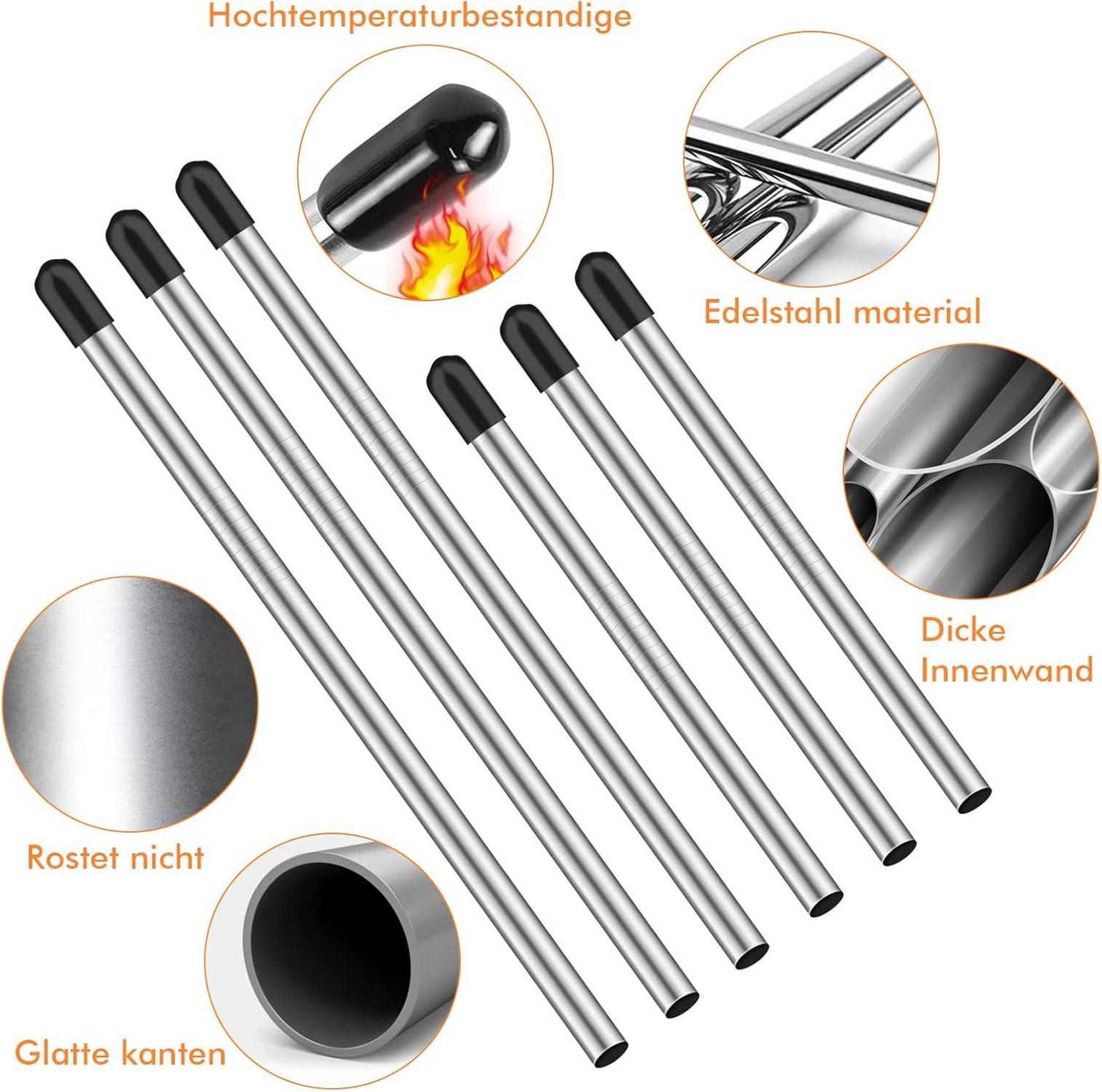 Spülmaschineneinsatz Flaschenhalter Edelstahl 6er Set - Spülmaschine Glashalter Geschirrkorb