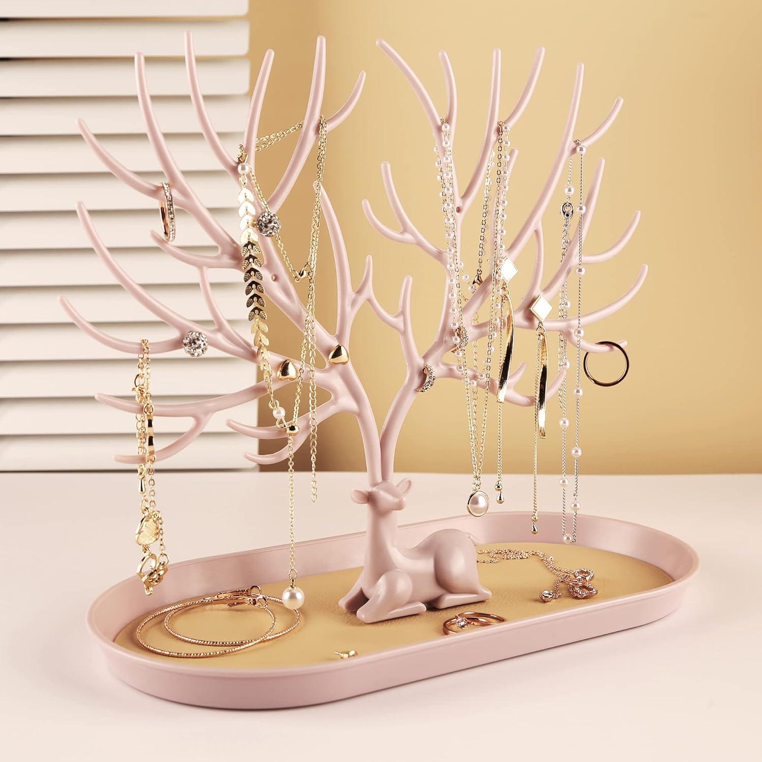 Schmuck-Displayständer Geweih Baum Hirsche 24.5x12x21cm