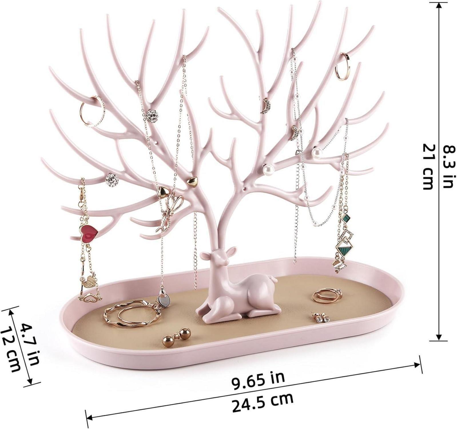 Juwelier Displayständer Hirsch Baum Geweih Schmuck Aufbewahrung