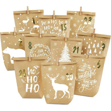 Adventskalender Tüten zum Befüllen Weihnachten Winter