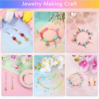 Polymer Clay Perlen Set DIY Schmuck Basteln 4500 Stück