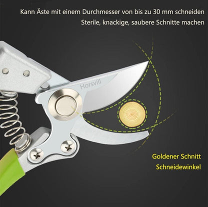 Horsvill Gartenschere SK4-Stahl, Heavy Duty, Japanische
