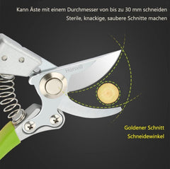 Horsvill Gartenschere SK4-Stahl, Heavy Duty, Japanische