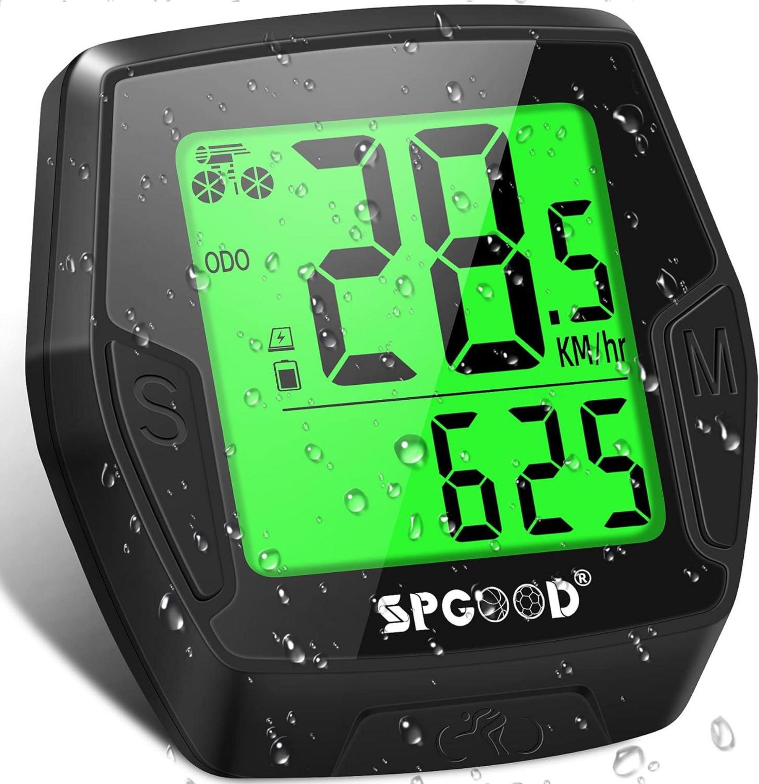 Fahrradcomputer Kabellos 21 Funktionen IP54 Wasserdicht Display