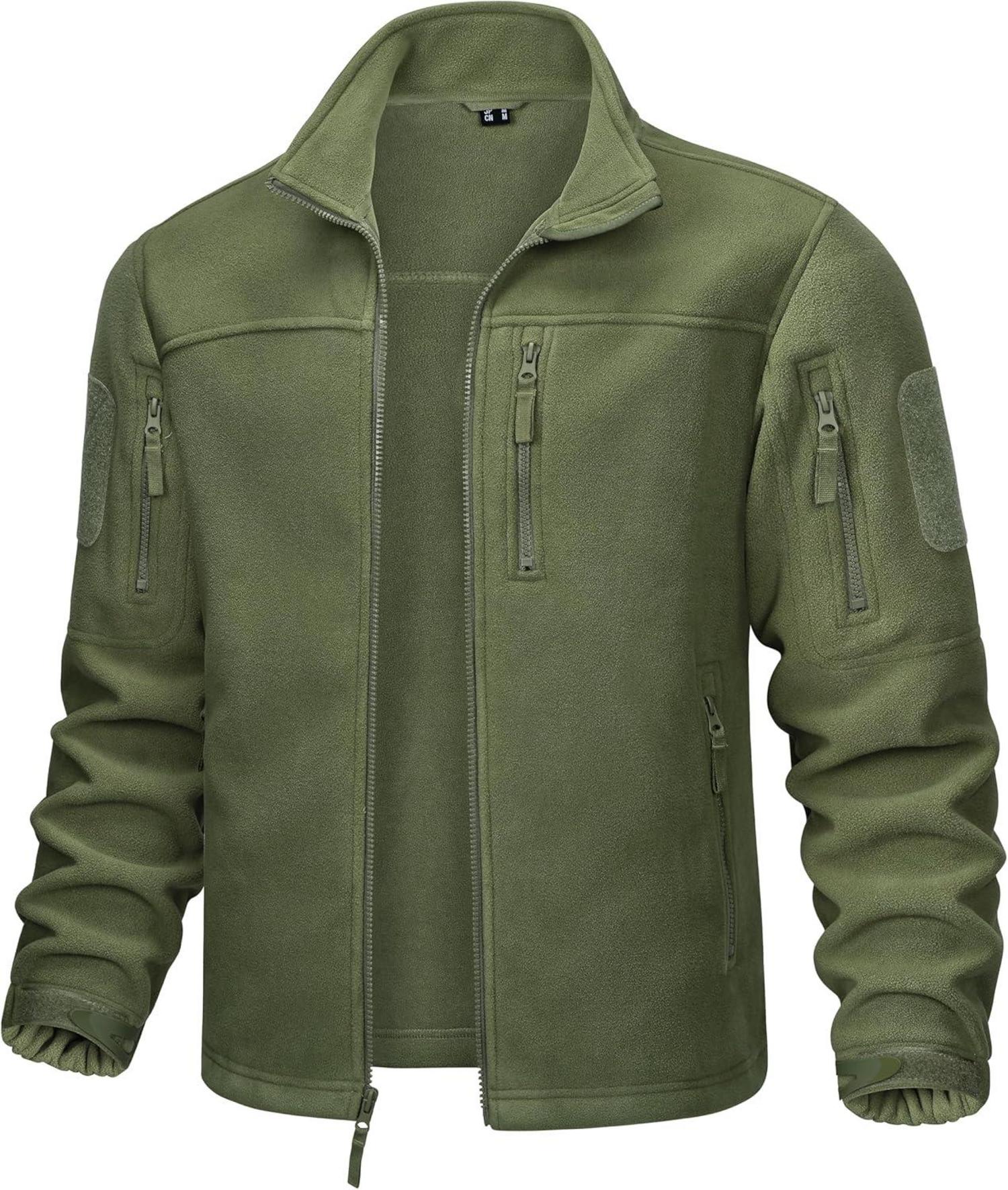 Outdoor Fleecejacke mit 7 Taschen Winddicht Taktische Armee Jacke
