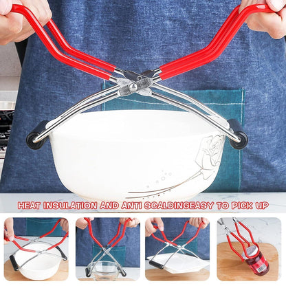 Edelstahl Trichter Set 4er-Pack mit Glasheber