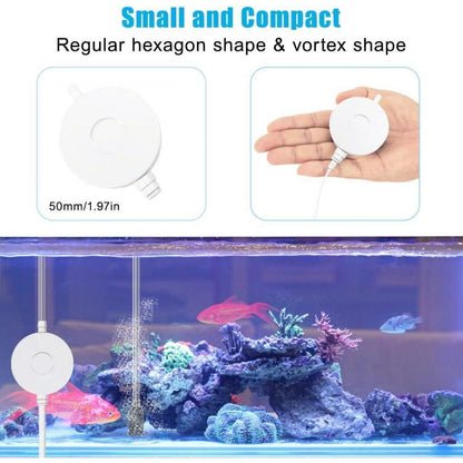 Leise 1W Aquarium Luftpumpe Sauerstoff <35dB mit Zubehör