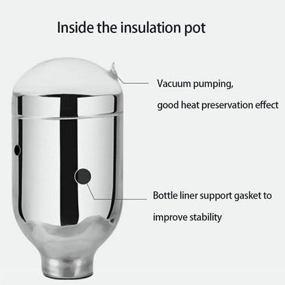 Thermoskanne 1l Kaffeekanne mit Holzgriff und Quick-Tip-Verschluss