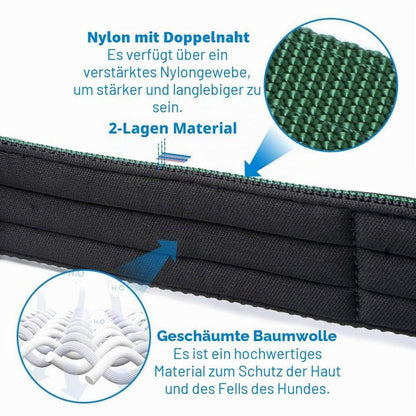 Taktisches Hundehalsband Größe L, Gepolstert, Orange