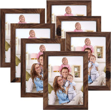 Bilderrahmen 13x18cm Braun Fotorahmen Set 7 teilig