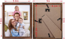 Bilderrahmen Set 20x25cm Braun, Fotorahmen Collage