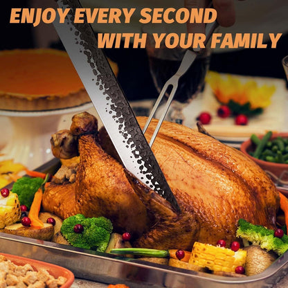 Hackmesser Lang 31cm Tranchiermesser Japanische Küchenmesser