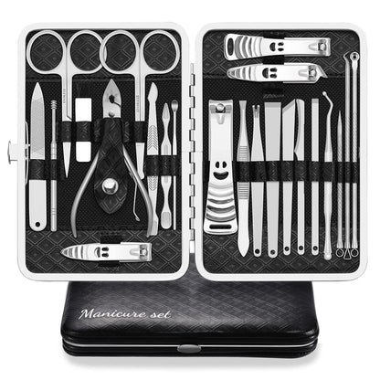 Maniküre Pediküre Set Nagelknipser 23-tlg. Edelstahl Werkzeuge