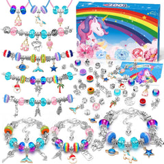 DIY Armband Set Einhorn Geschenkbox Mädchen ab 6 Jahre