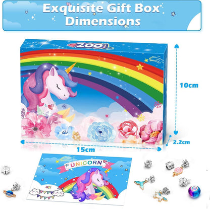 DIY Armband Bastelset Mädchen 6-8 Jahre Geschenkbox Perlen Schmuck Kit