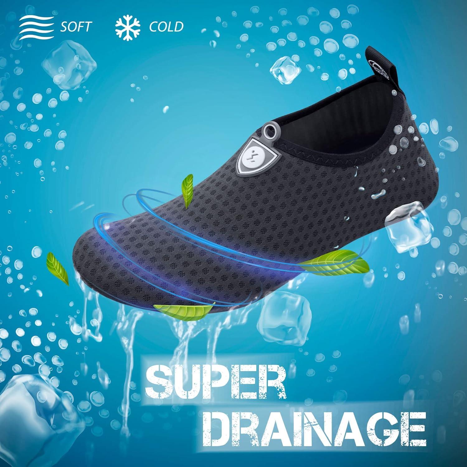 SIMARI Wasserschuhe Damen Herren schnelltrocknend Badeschuhe Surfschuhe
