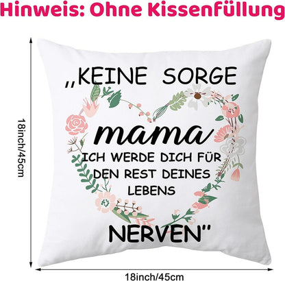 Mama Geschenk Kissenbezug 45x45cm Muttertagsgeschenk