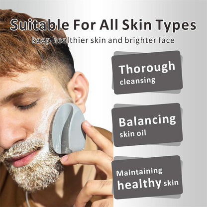 HieerBus Silikon Gesichtsreinigungsbürste Poren Peeling Massage
