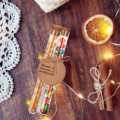 Reagenzgläser Kunststoff Transparent mit Korken, 40 Stück + Zubehör