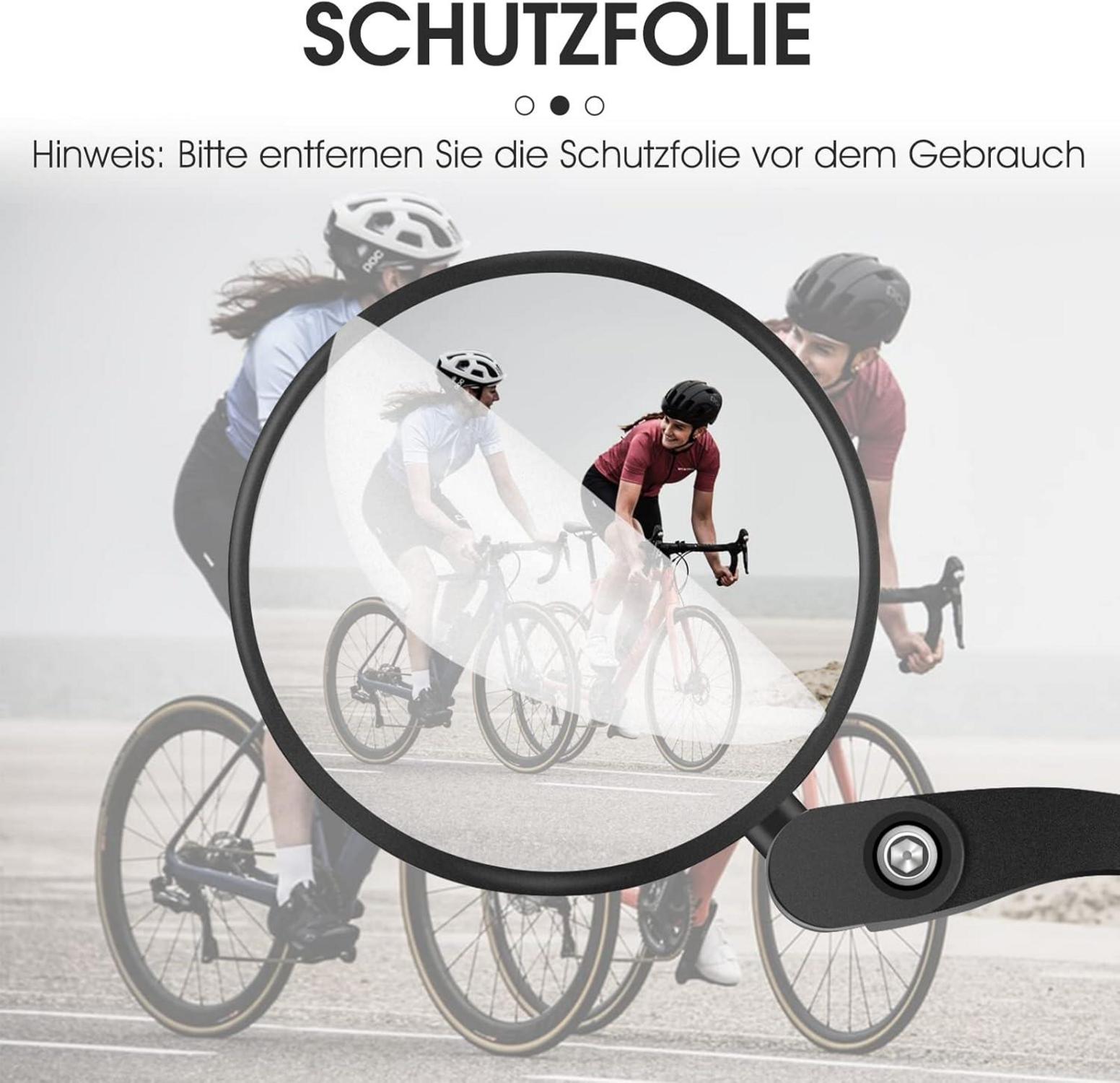 Fahrradspiegel HD Konvex 360 Grad Drehbar E-bike MTB