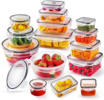 Frischhaltedosen Set 30-teilig auslaufsicher mikrowellengeeignet
