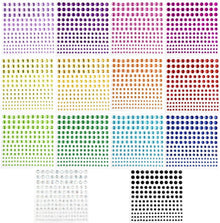 Glitzersteine Selbstklebend Strasssteine Basteln 14 Farben