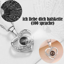 LOZACHE Rosen Geschenkbox mit Halskette für Frauen