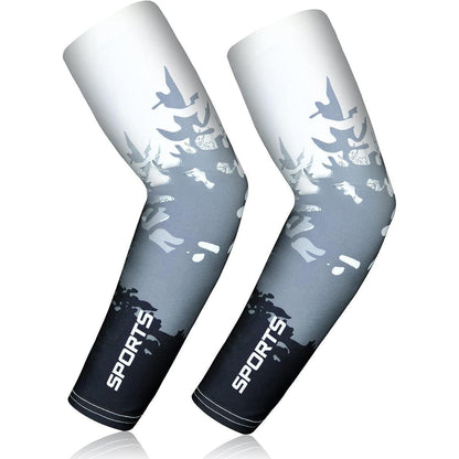 Arm Sleeves UV-Schutz UPF 50 Rutschfest Laufen Golf