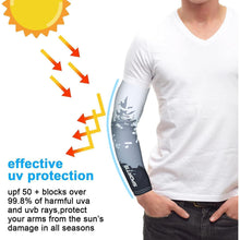 Arm Sleeves UV-Schutz UPF 50 Rutschfest Laufen Golf