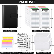 Budget Planner A6 Geldumschläge Umschlagmethode Sparbuch